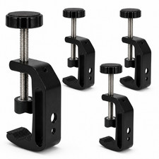 4 Pack Heavy Duty C-Clamp Desktop Mount 1/4" 3/8" Thread Camera Stand