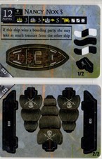 Wizkids Pirates Of The Mysterious Island CSG Uncommon Ship #033 NANCY NOX