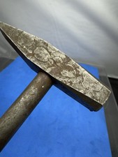 Vintage Hand Forged Cross Peen Carbon Steel Light Forging Hammer