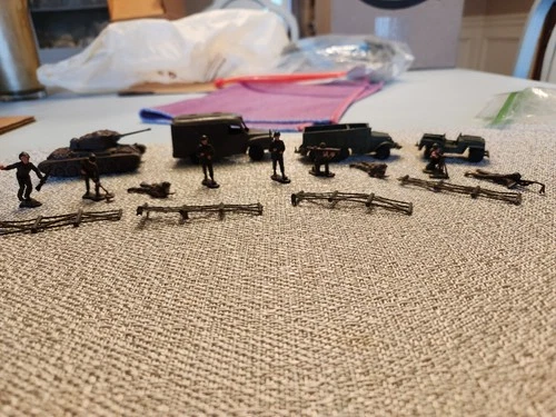 New ListingMarx Operation Attack Playset Americans Vehicles Soldiers Acc. SP Rare