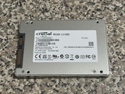 Crucial MX200 1TB SSD 2.5 Inch SATA Solid State Drive