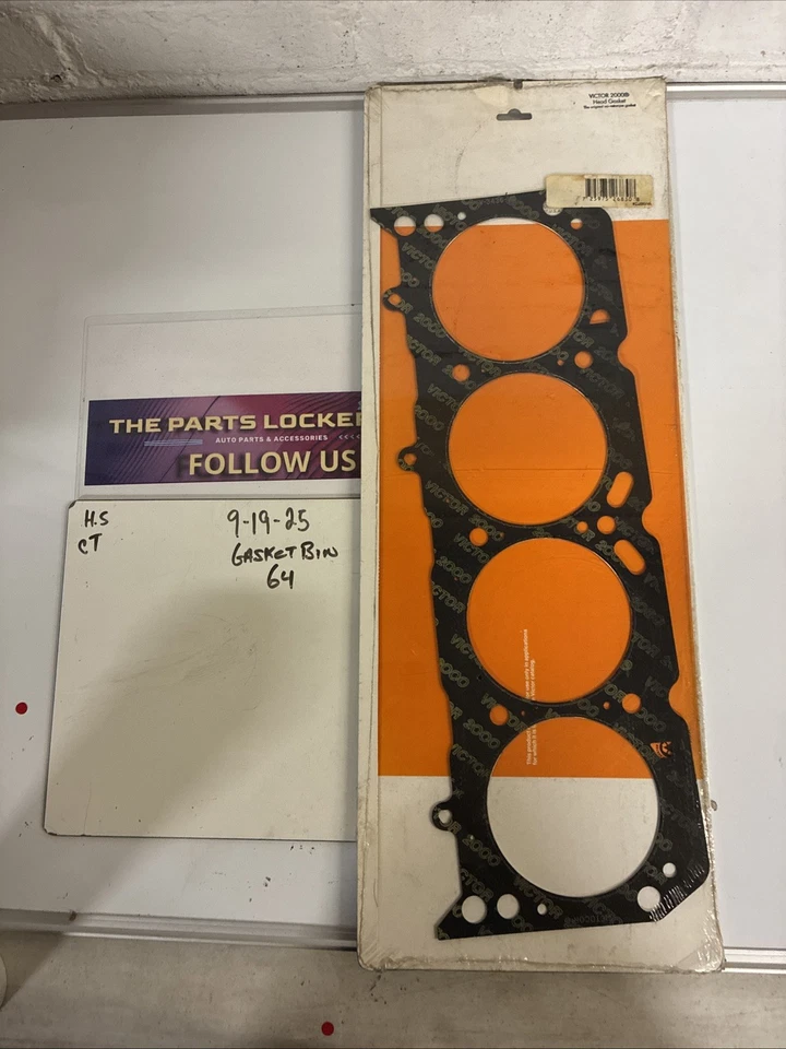 Junta da cabeça do cilindro do motor 3436VC Victor Reinz novo estoque antigo, vintage, - Imagem 4 de 4