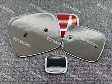 3pcs Red Front Rear Steering Badge Emblem For Crv 2007-2011