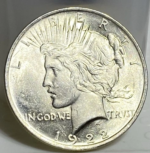 1922 PEACE SILVER DOLLAR - BRILLIANT UNCIRCULATED - $20 Under Melt !