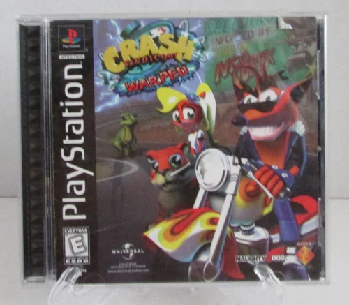 Crash Bandicoot Warped Playstation 1 PS1 [Game, Case & Manual]