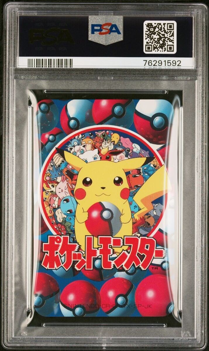 PSA 10 1998 Pokemon Japanese Televi-kun Playing Card Poker PSA 10 1998 Pokemon Japanese Televi-kun Playing Card Poker