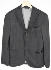 Manuel Ritz Blazer Men (EU) 50 Single Breasted Unlined With Notch Lapel Melange