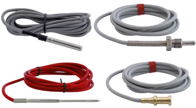 ESCO Sensor de temperatura NTC 5k ohmios 5m sensor de temperatura termistor rosca puntiaguda