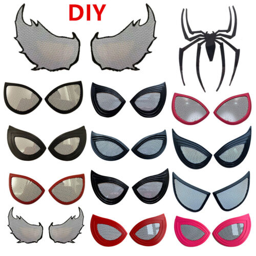 1 pairs Spiderman Lenses Spider Lens Eye Mask Cosplay Costume Halloween DIY Toy - Picture 1 of 31