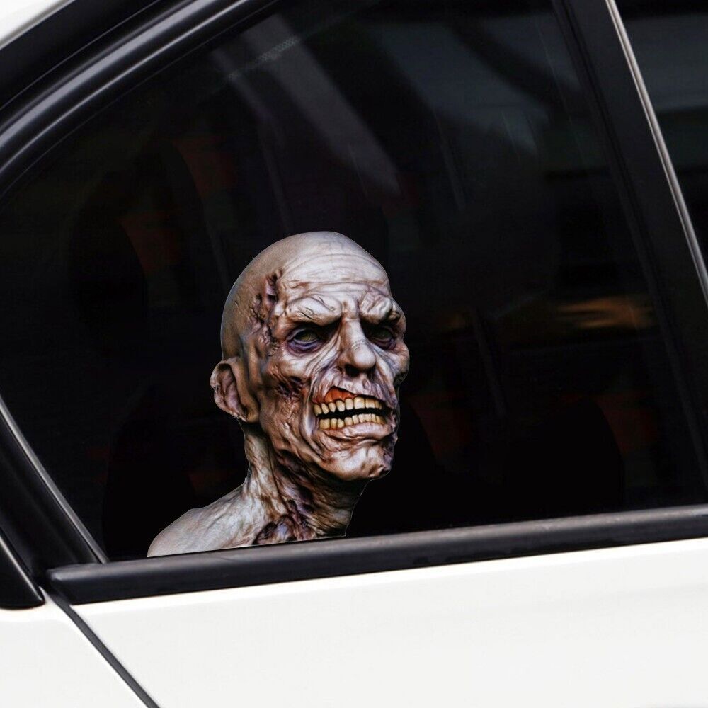 2x Skull Hood Decal Graphic Sticker Car Truck Window Bumper Vinyl