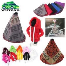 Shifter Boot Cover Racing Mini Hoodie Shift Knob Cover MT/AT Stitches For Cars