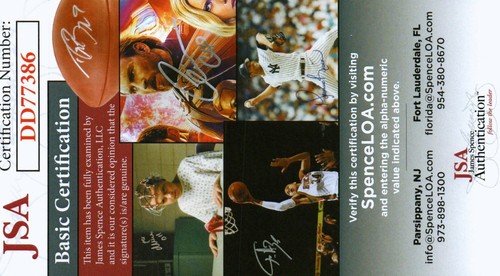 Carta indice firmata autografata Ryan Getzlaf Anaheim NHL 1° round pick JSA COA - Foto 2 di 2