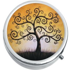 Tree of Life Medicine Vitamin Compact Pill Box