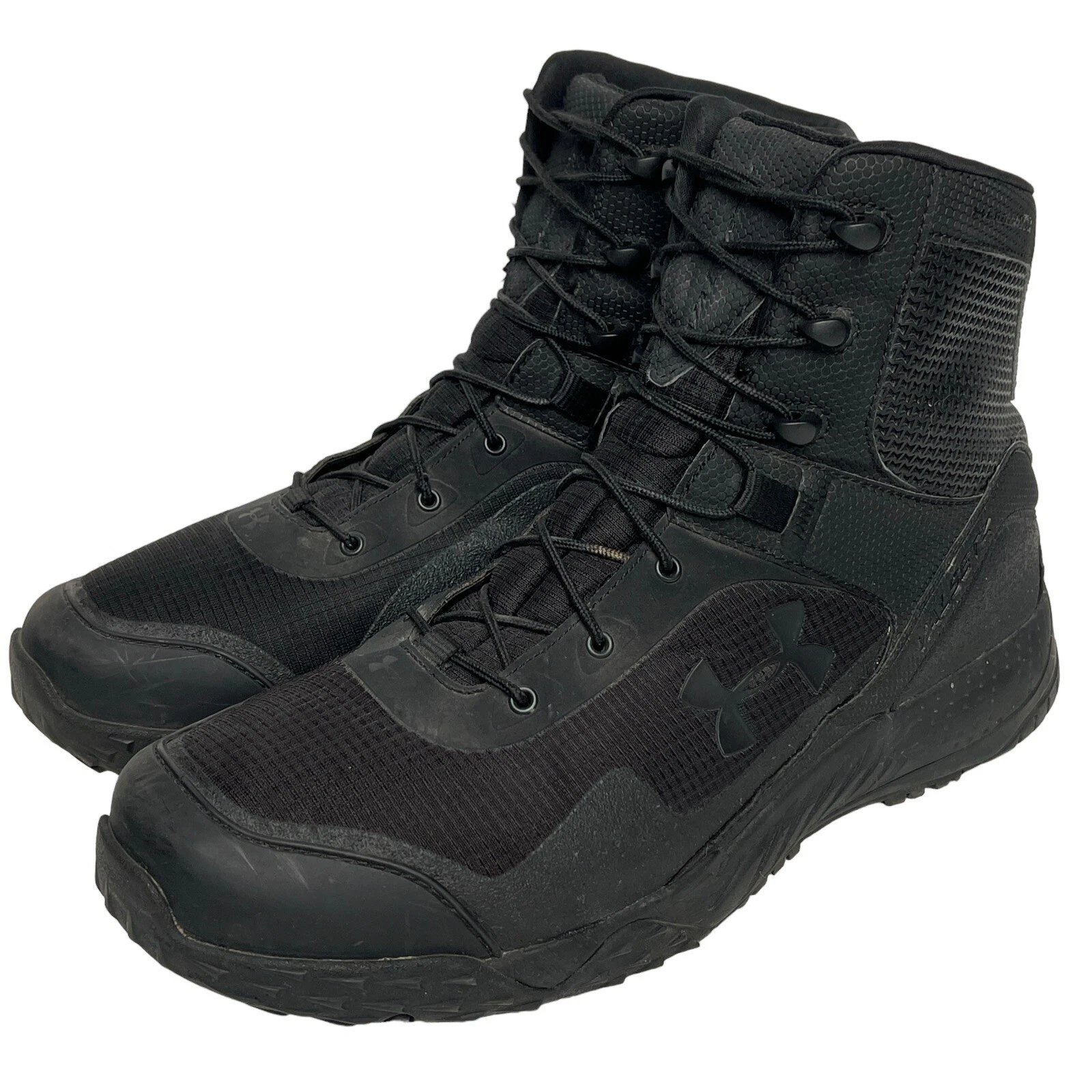 Under Armour Valsetz RTS 1.5 Tactical Boots Black Men US 13 EUC Camping Hiking