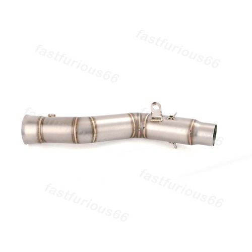 Slip On For Yamaha YZF-R1 MT10 2009-2014 Steel Exhaust Escape Mid Link Pipe Tube - Picture 10 of 10
