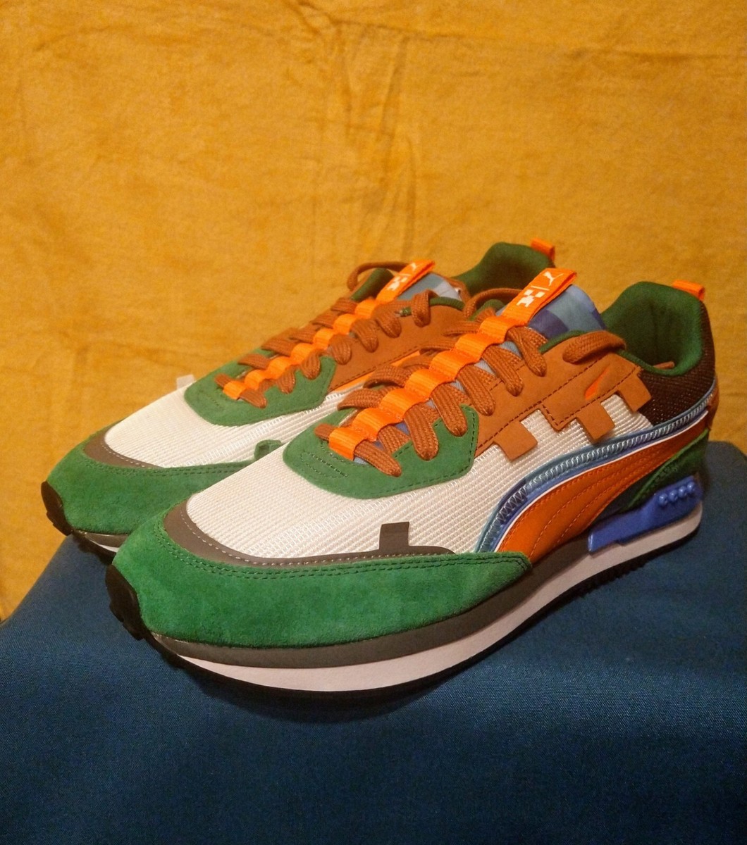 Size 10.5 - PUMA Minecraft x City Rider Grass Block for sale Size 10.5 - PUMA Minecraft x City Rider Grass Block for sale