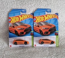 2022 Hot Wheels Ford Focus RS #41 Orange - Set of 2