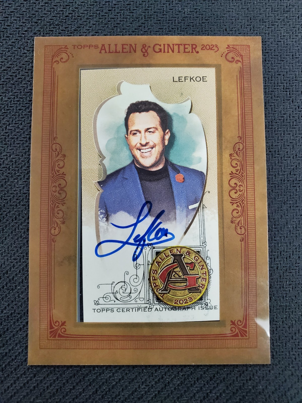 2023 TOPPS ALLEN & GINTER ADAM LEFKOE MINI FRAMED AUTOGRAPH #MA-ALE