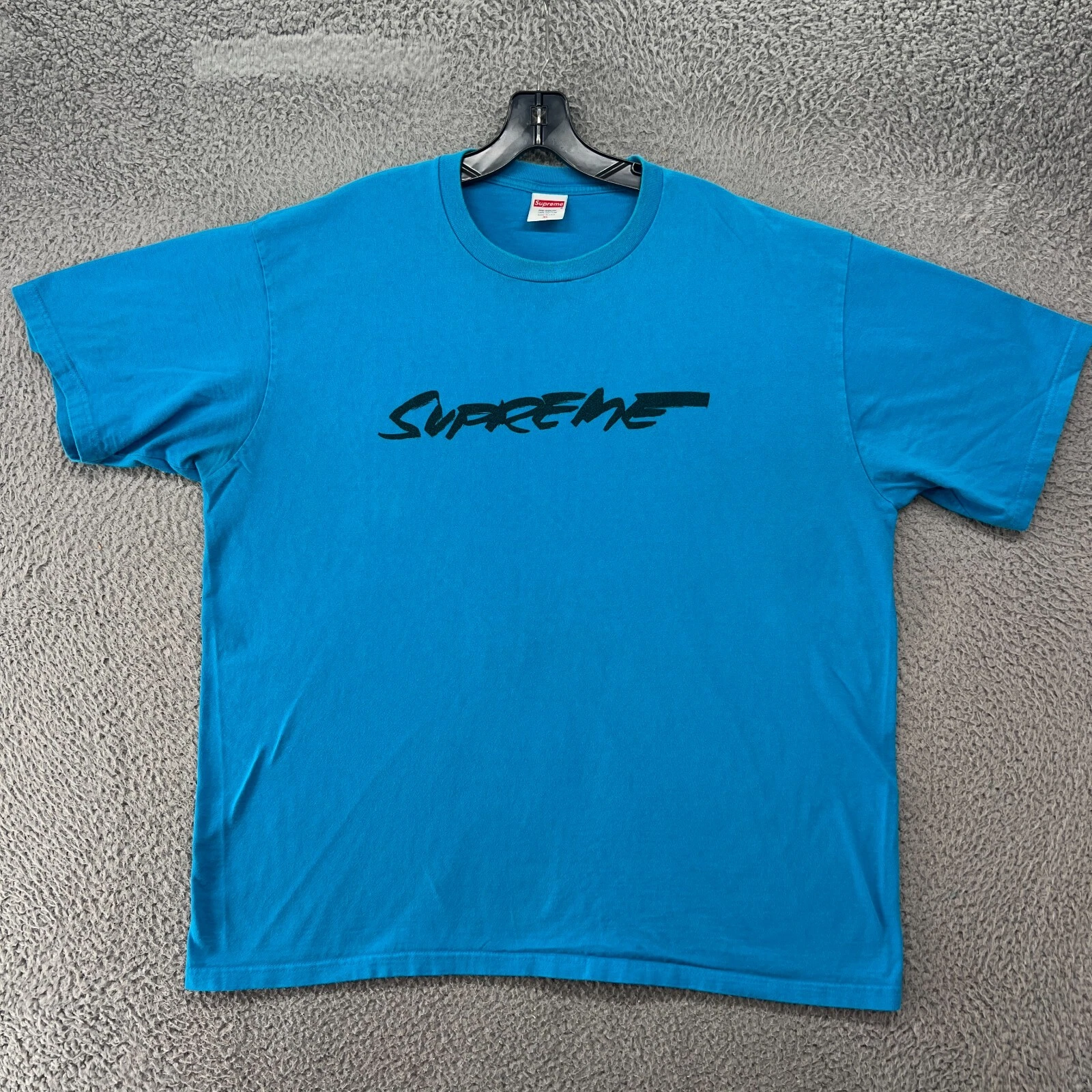 Chemise Vintage Suprême Homme Extra Large Bleu Justice Pour Toutes Boîte Logo HipHop