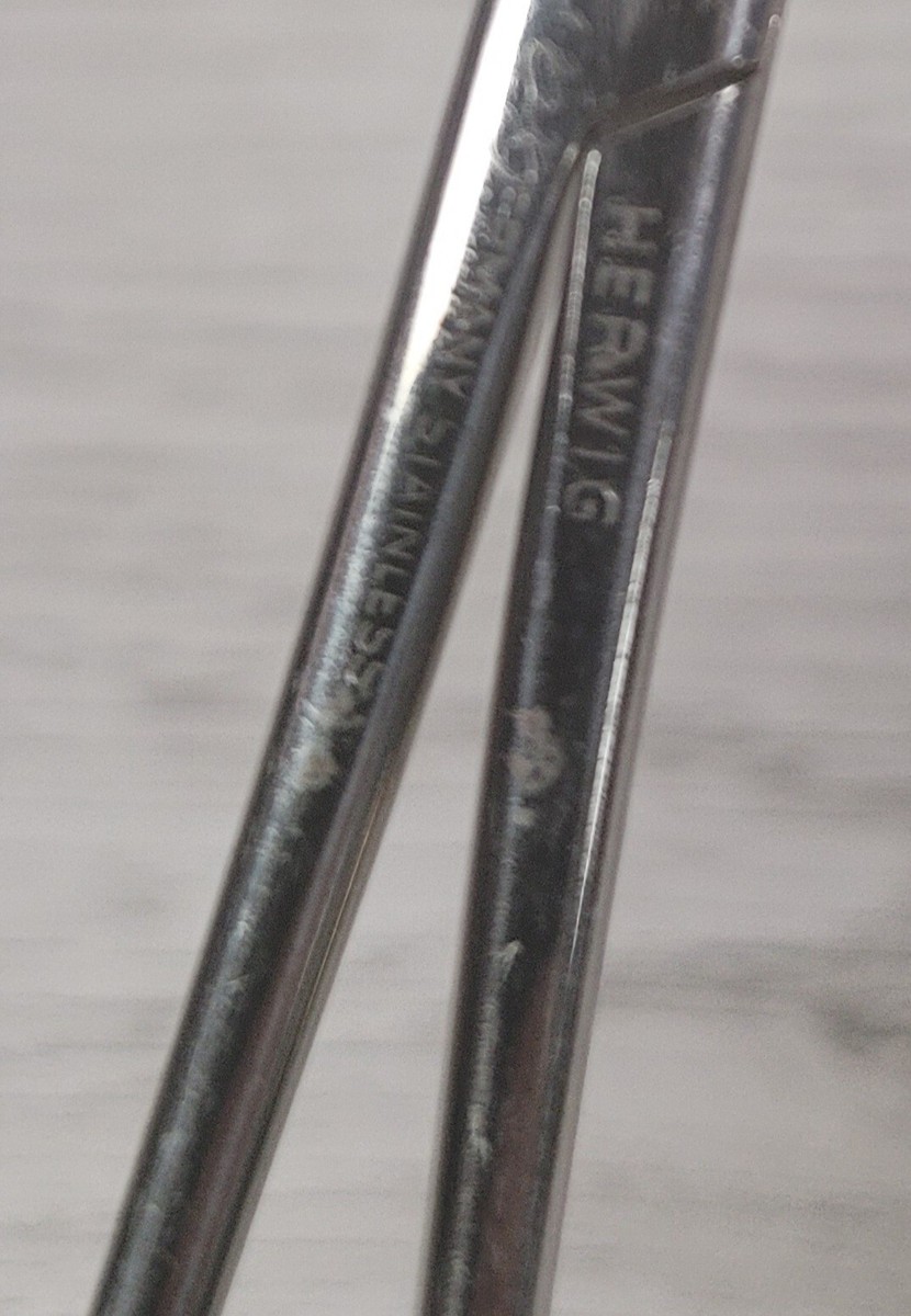 Herwig Germany Surgical Locking Forceps Clamp Stainless Steel Pre