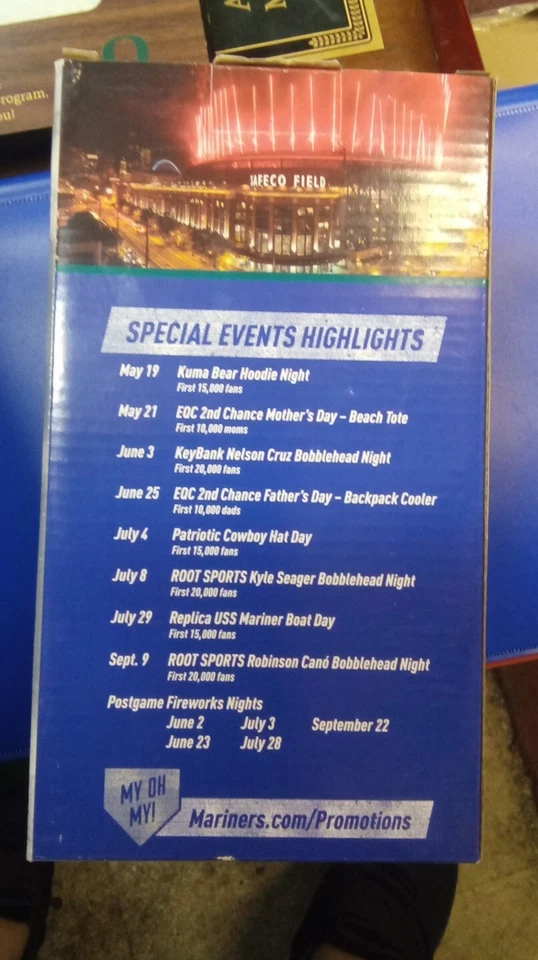 Felix Hernandez Seattle Mariners Stadium Bobblehead Root Sports 2017  Foto 3 de 4