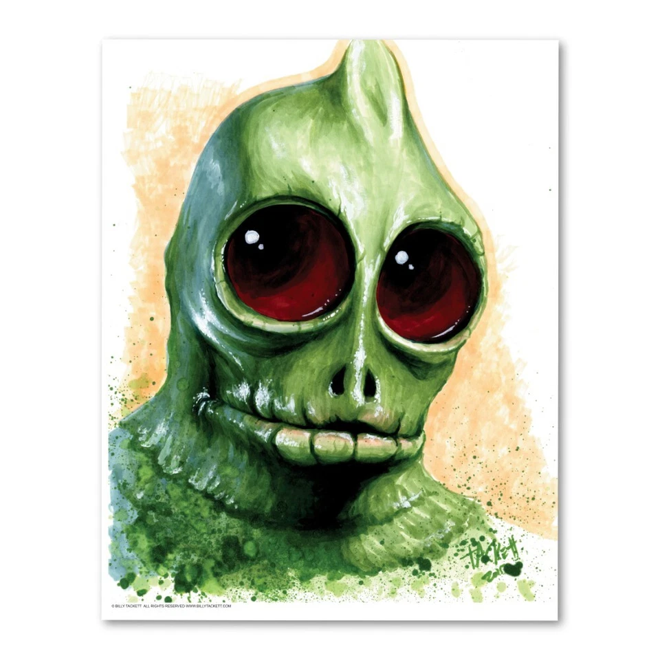 Signed SLEESTAK from LAND OF THE LOST Poster Print Wall Art 11x14 Unframed