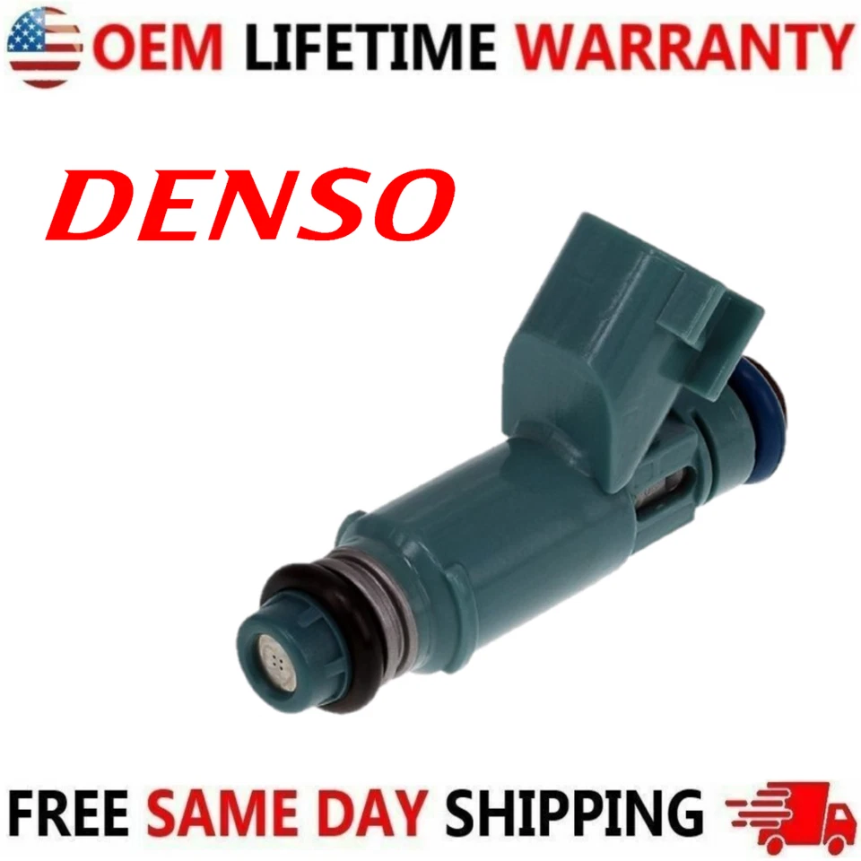 Inyectores de combustible DENSO x6 GENUINOS mejor actualización para Lincoln LS 2003 2004 2005 3,0 L Foto 2 de 4