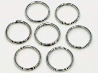 100 Stück. 30mm Spaltring Schlüsselanhänger Schlüsselanhängsel. portofrei. 