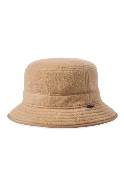 BRIXTON BLANKET FLEECE PACKABLE BUCKET HAT MOJAVE SIZE: S/M 56-58CM