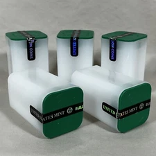 5 Genuine Official US Mint American Silver Eagle Tubes with Mint Labels-No Coins