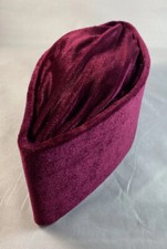 Authentic African Traditional Native Velvet Foldable Fila/ Kufi Hat  24-1/2  