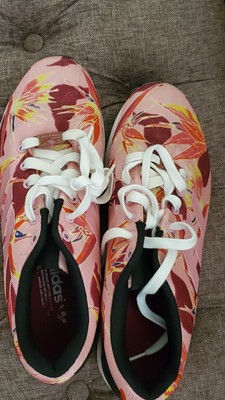adidas floral tennis shoes