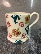 Emma Bridgewater Queen's Platinum Jubilee NEW First Quality 1/2 Pint Mug