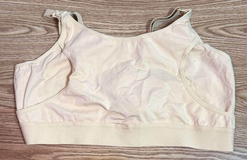 4-in-1 Pumping Bra Hands Free, Fixed Padding Nursing Bra & Maternity Size XXL - Picture 2 of 6