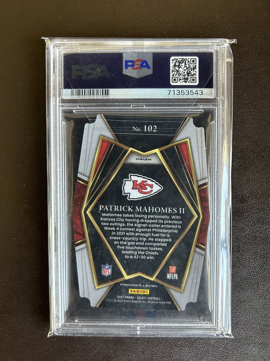 イマン　リズ　サボンフック&プライベートプレート 2021 Select PATRICK MAHOMES II Premiere Level Zebra Die-Cut Prizm