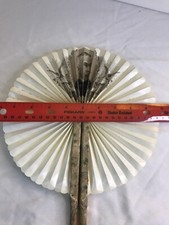 ADMIRAL GEORGE DEWEY 1898 Spanish - American War Hand Fan Oiled Cloth ***RARE***
