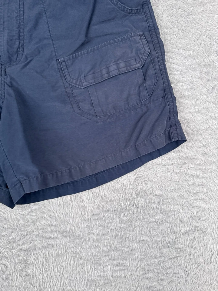 Pantalones Cortos Columbia DE COLECCIÓN Mujer 6 Azul Carga Algodón Nylon Mezcla Caminata Campamento 28x6 Foto 2 de 4