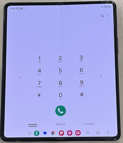 Samsung Galaxy Z Fold 3 SM-F926W - 256GB - Black (Unlocked) - Picture 5 of 8