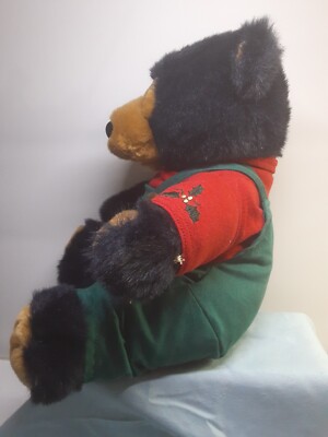 Vintage “Belkie” Christmas Bear 2002 Black Christmas Bear Vintage “Belkie” Christmas Bear 2002 Black Christmas Bear