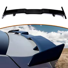 For Hyundai Elantra Rear Trunk Spoiler Wing  TRD Style Rear Lip Glossy Black