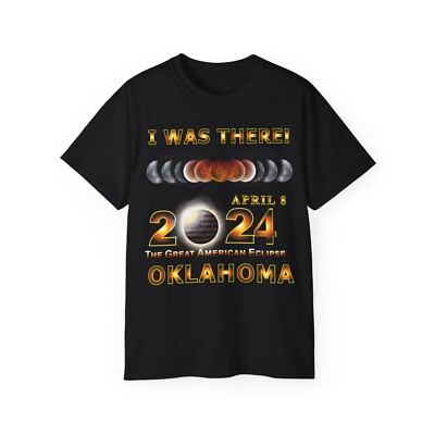 Classic - Total Eclipse - 2024 - I was There w Yellow Outline - OKLAHOMA
