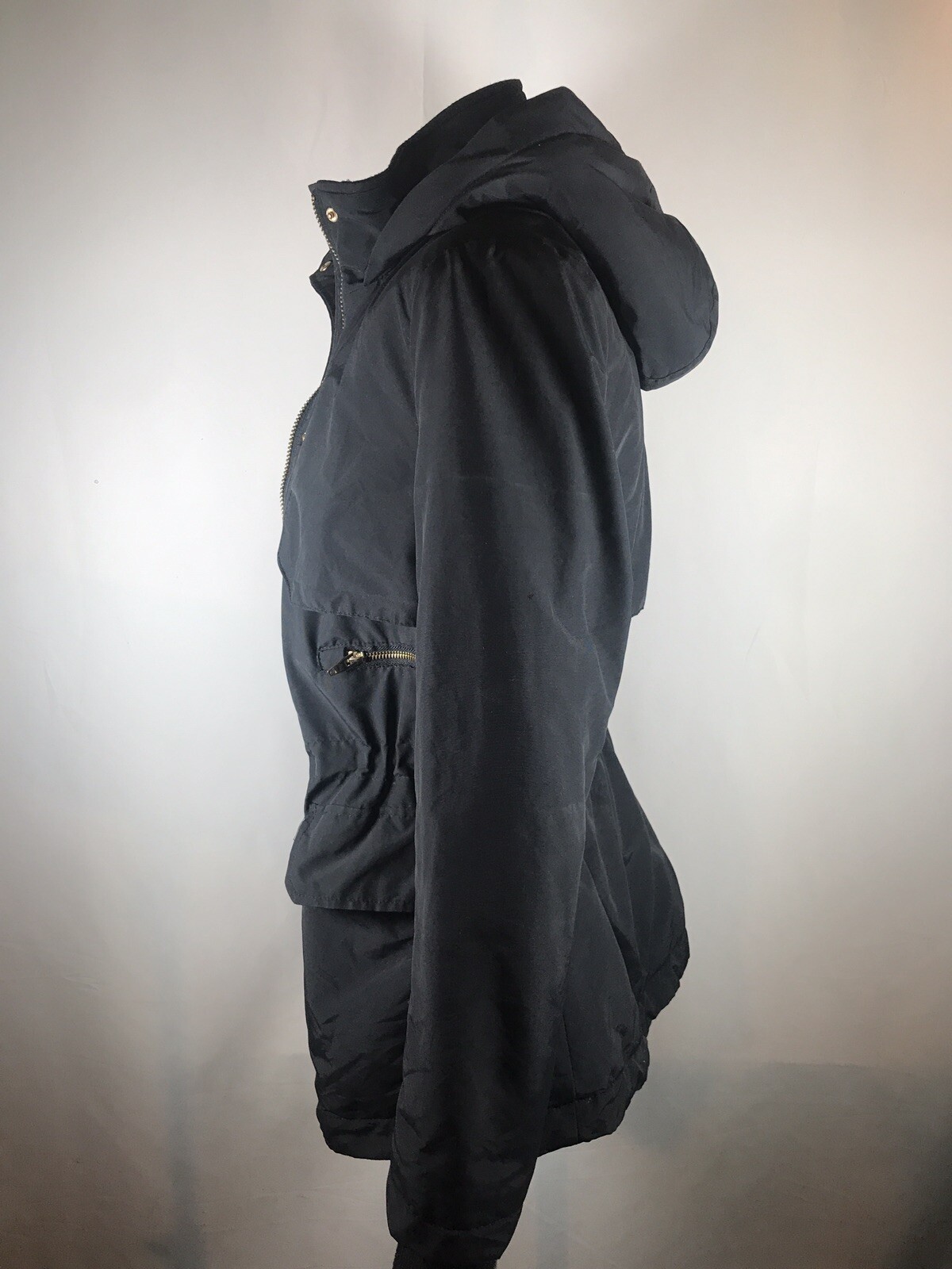 Zara Basic Outerwear Puffy Jacket Zip Up 2 Flap F… - image 3