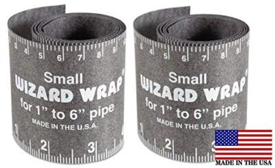 2 EACH Flange Wizard WW-16 Small Wrap 30  Long x 2-5/8  Wide For Pipe 1  to 6 