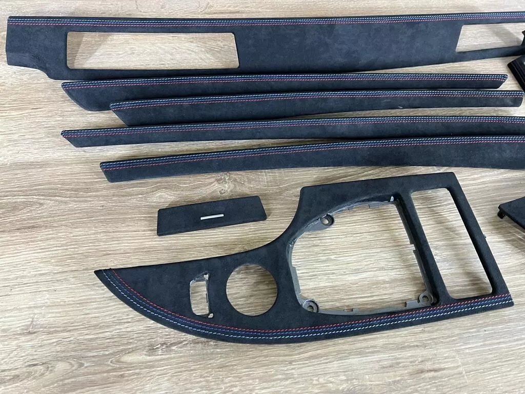 BMW E60 E61 LCI Alcantara Interior Trim Set M Stitching M Perfomance OEM CCC LHD