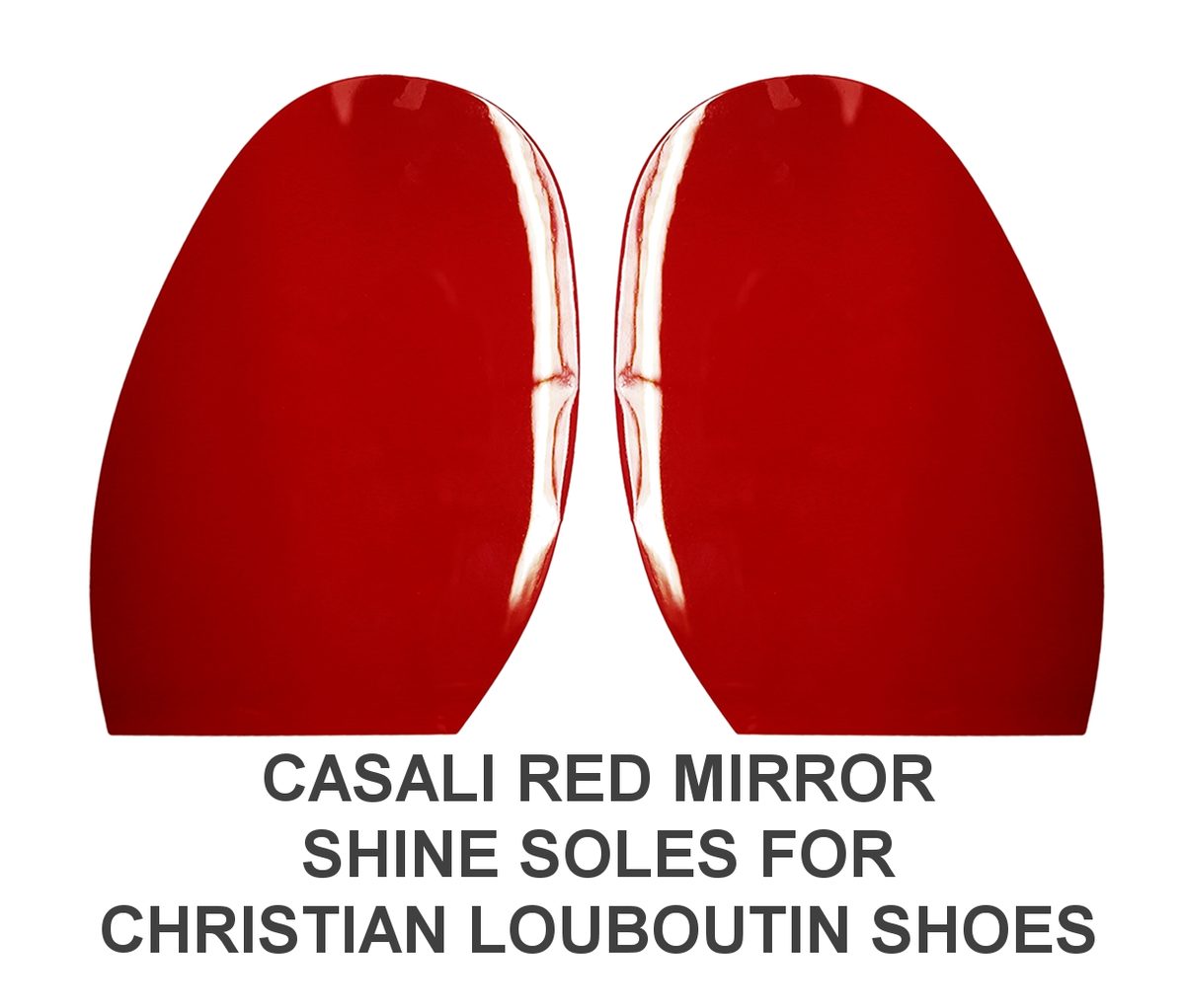 Red Soles For Louboutin Shoe Repair Protectors Mirror Gloss Shine Non Slip  Grip