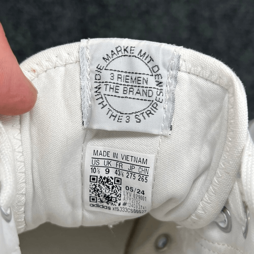 Adidas Nizza Platform Mid Sneakers Donna Taglia 10.5 Cloud Bianco Retrò Atletico - Foto 14 di 14