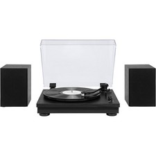 Gemini TT-900WD Vinyl Record Player w/Bluetooth and Dual Stereo Speakers Natural