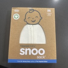 Happiest Baby SNOO Comfort Sleep Sack Organic Cotton Swaddle Blanket M 12-18 lbs
