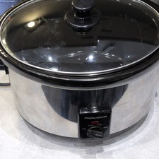 Morphy Richards 48715A 6.5L Stainless Steel Slow Cooker 4 Settings Stay-Cool