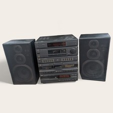 JVC CA-E33L Hi-Fi Stereo System CD Cassette Tuner Amplifier + SP-E33 Speakers